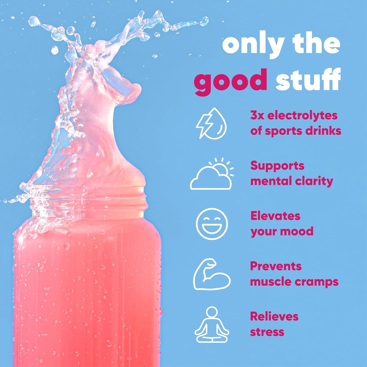 image:imageIQMIX Hydration Electrolyte Powder 4in1 Formula for Hydration Mental Clarity Mood and Recovery SugarFree Drink Mix Keto Magnesium LThreonate Lions Mane 40 Count Pia ColadaRaspberry Lemonade
