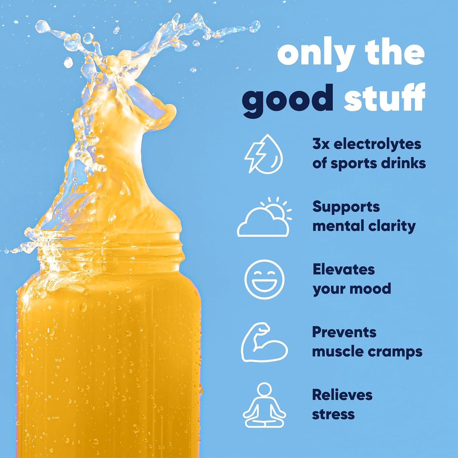image:imageIQMIX Hydration Electrolyte Powder 4in1 Formula for Hydration Mental Clarity Mood and Recovery SugarFree Drink Mix Keto Magnesium LThreonate Lions Mane 40 Count Pia ColadaYuzu Mango